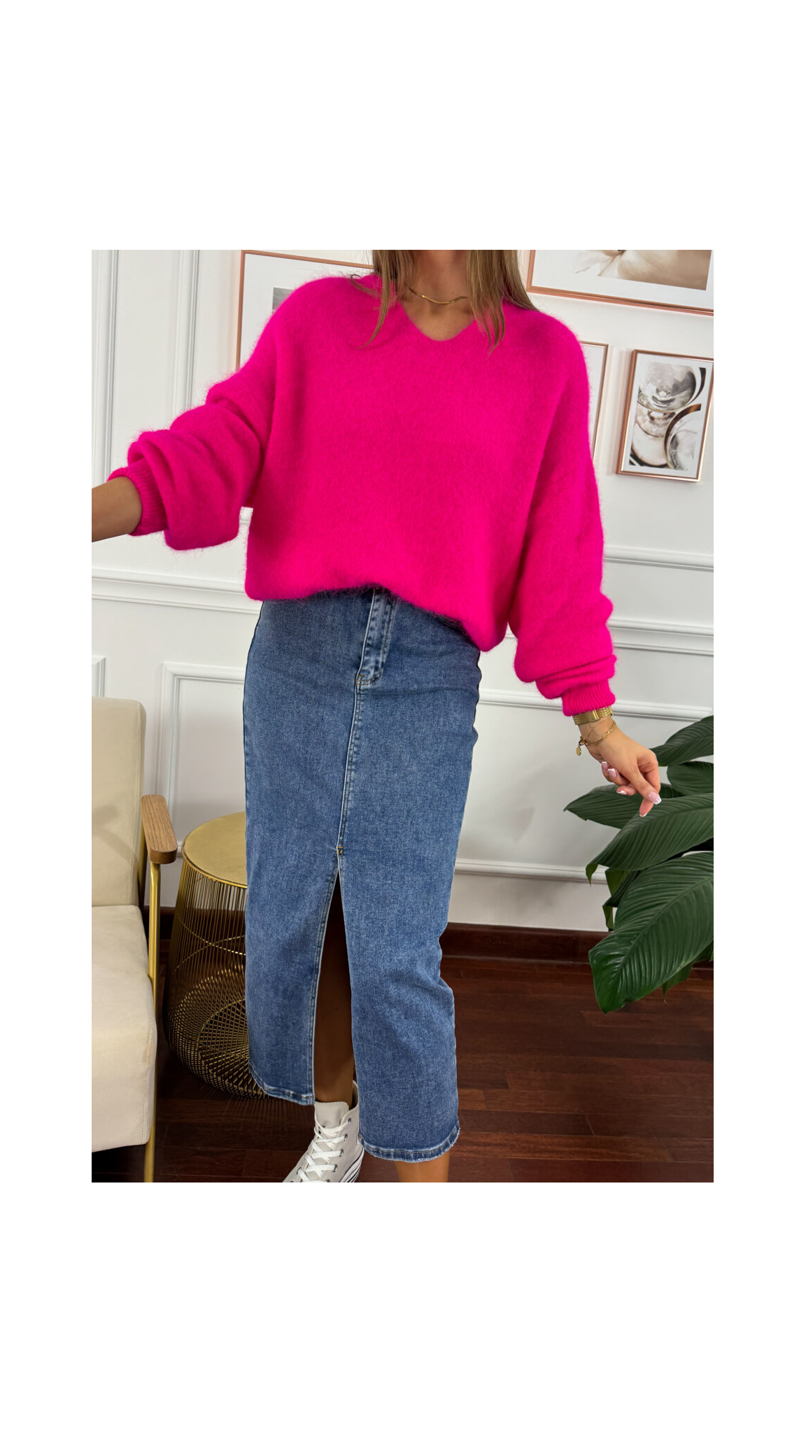 Sweter Ofelia fuksja Sweter Ofelia fuksja
