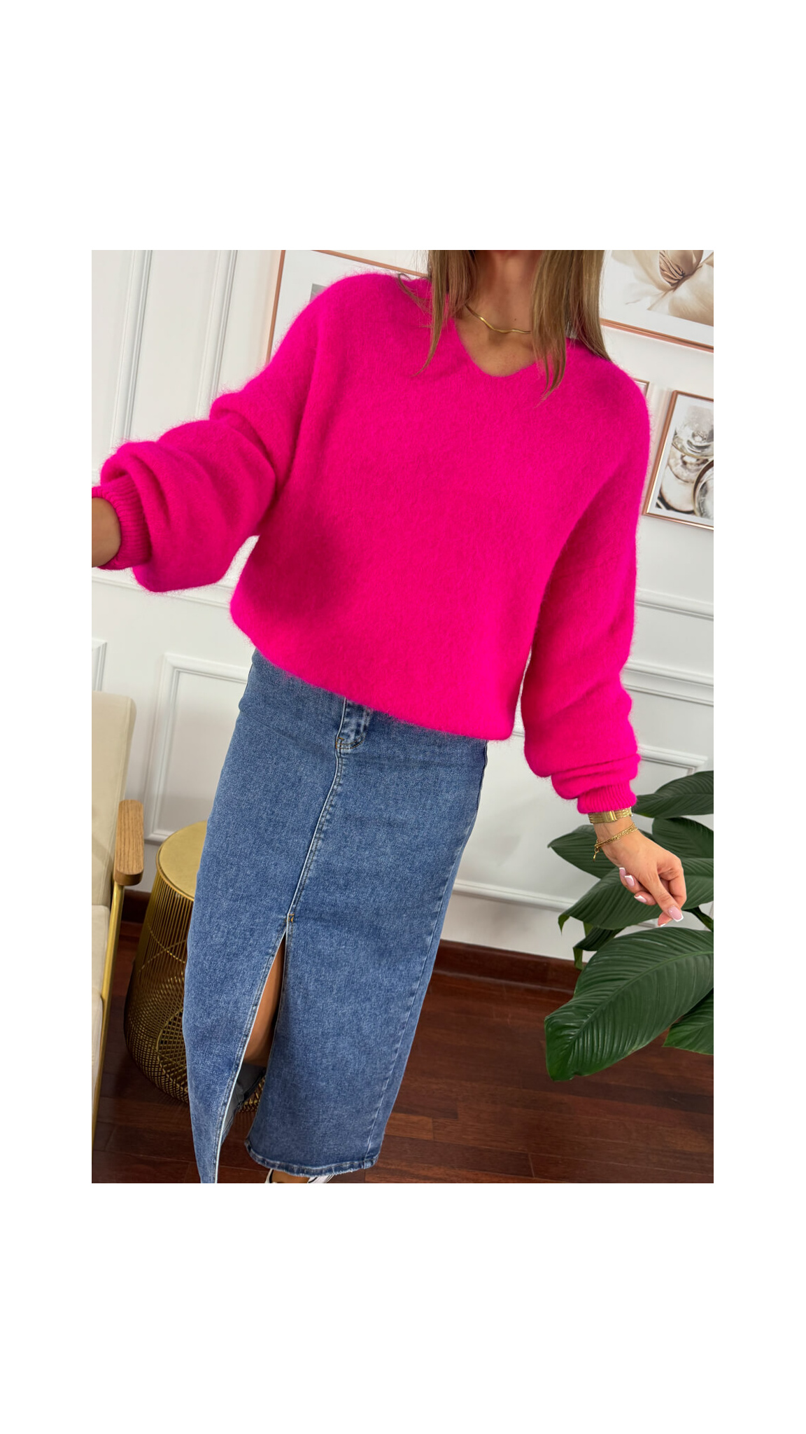 Sweter Ofelia fuksja Sweter Ofelia fuksja