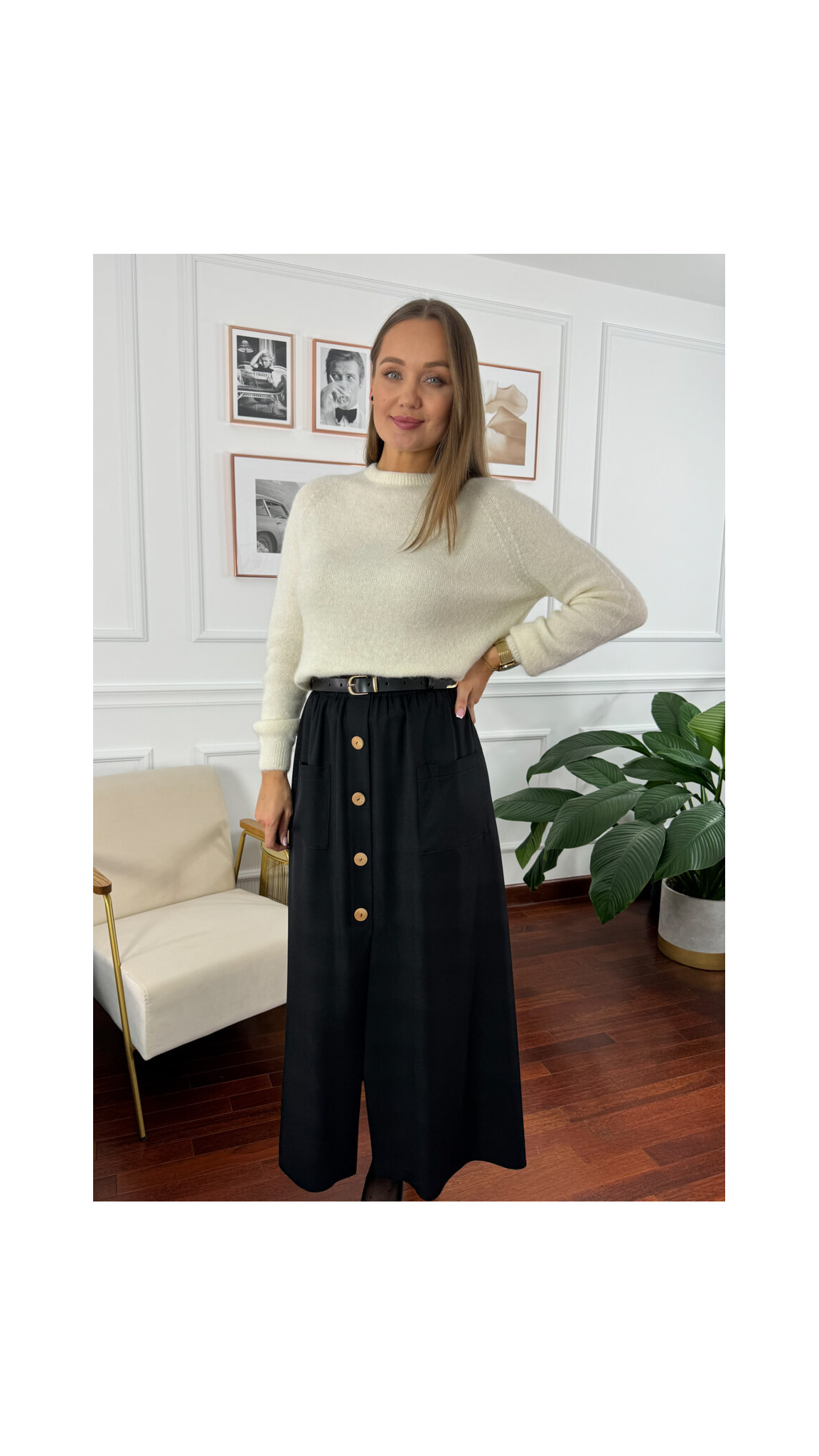 Sweter Barb śmietankowy Sweter Barb śmietankowy