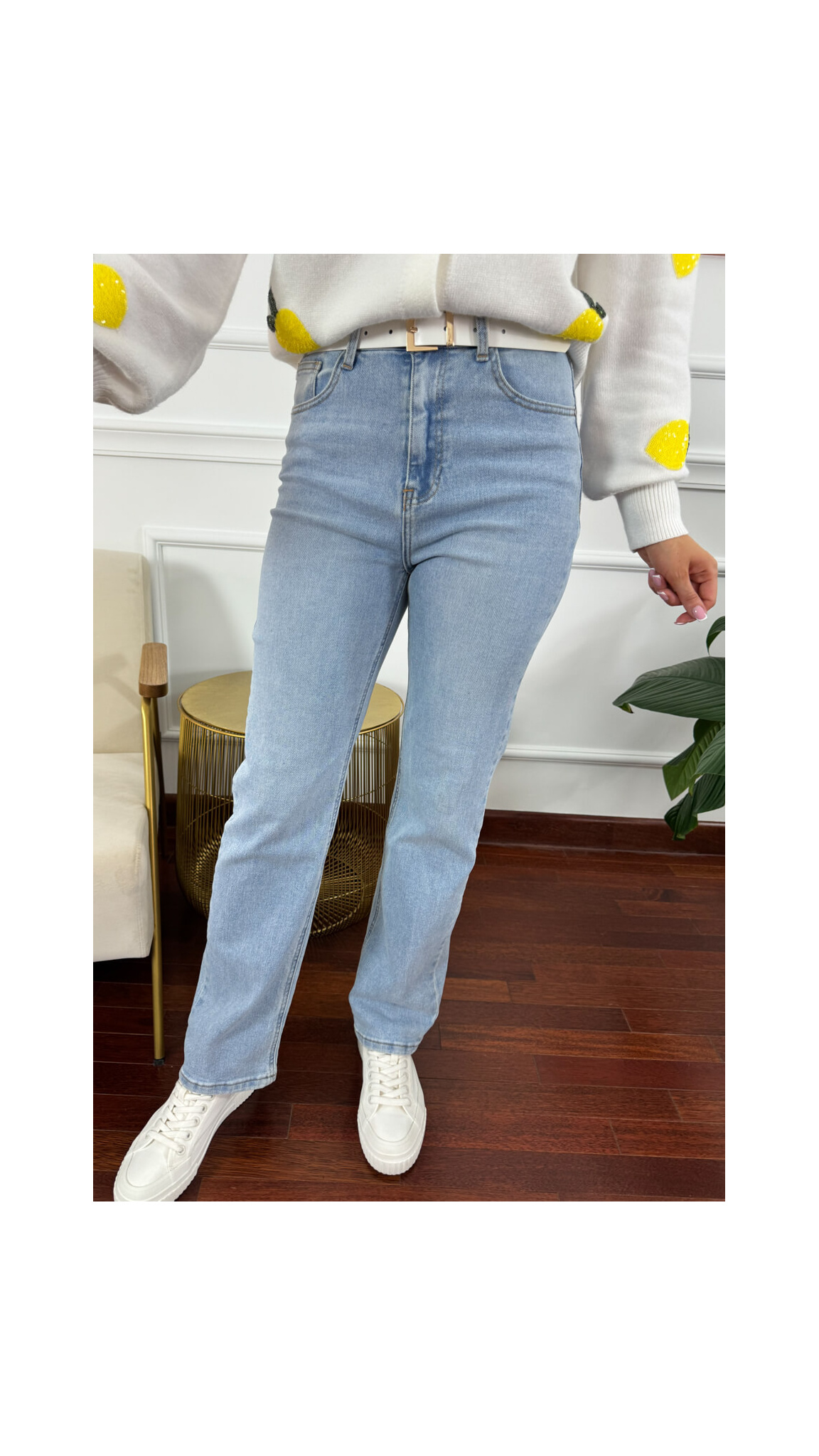 Spodnie Zoey jasny denim Spodnie Zoey jasny denim