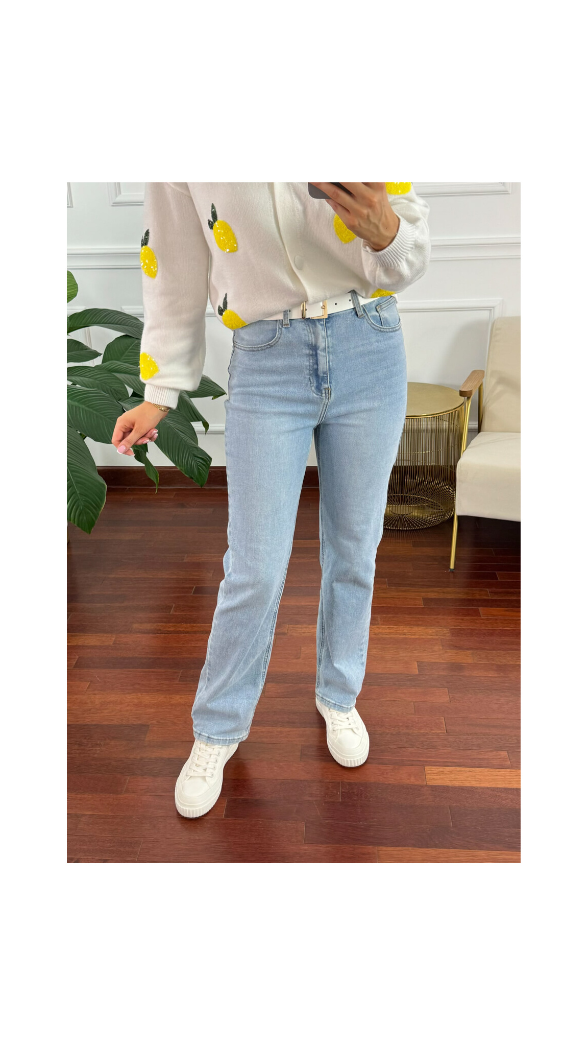 Spodnie Zoey jasny denim Spodnie Zoey jasny denim