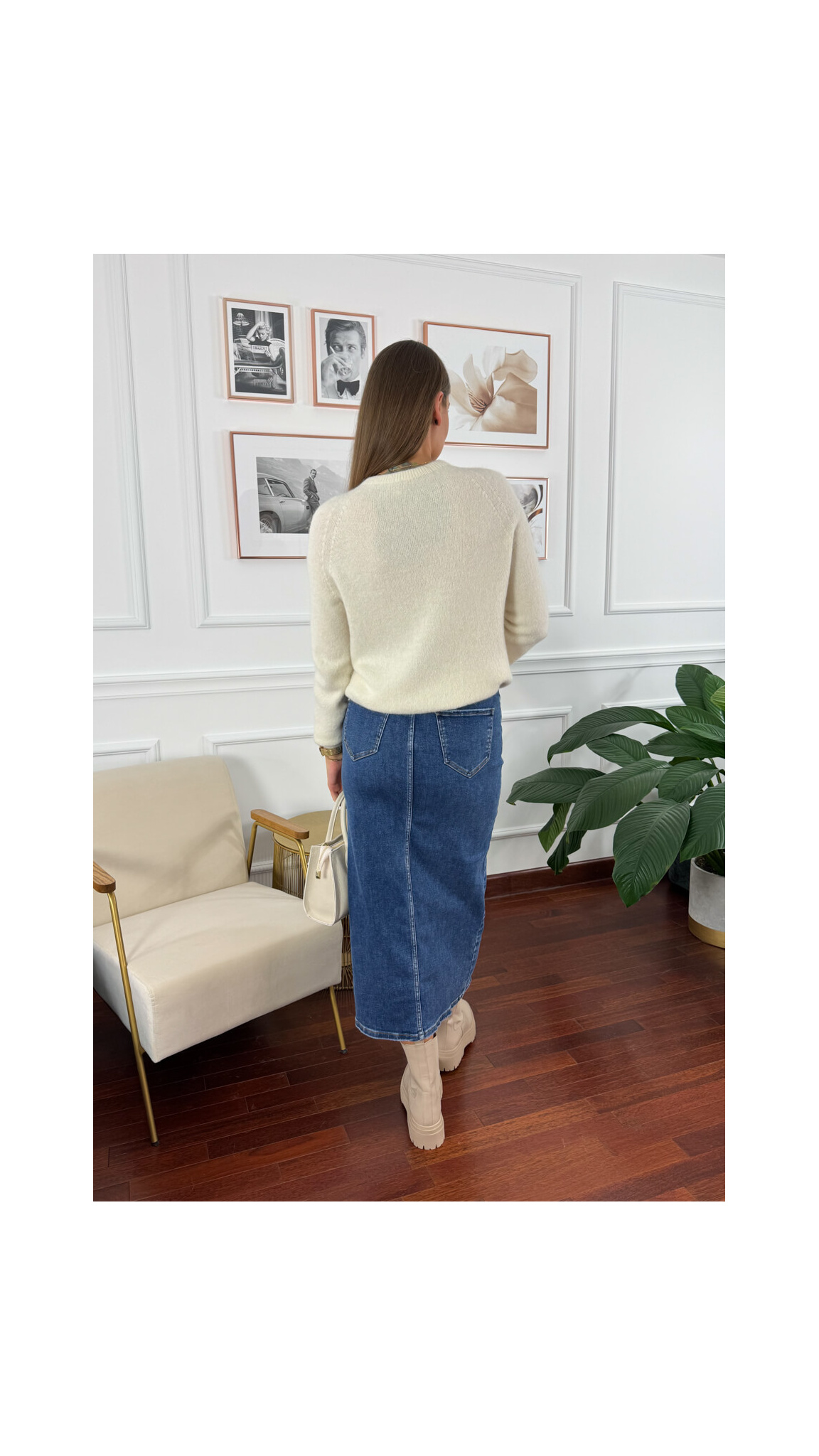 Sweter Barb śmietankowy Sweter Barb śmietankowy
