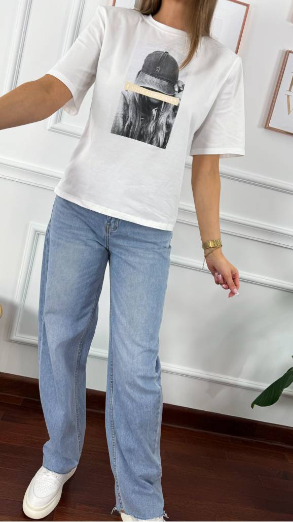 T-shirt Jaz biały T-shirt Jaz biały