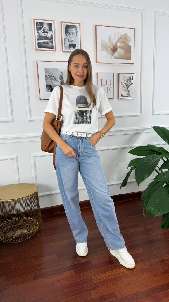 T-shirt Jaz biały T-shirt Jaz biały