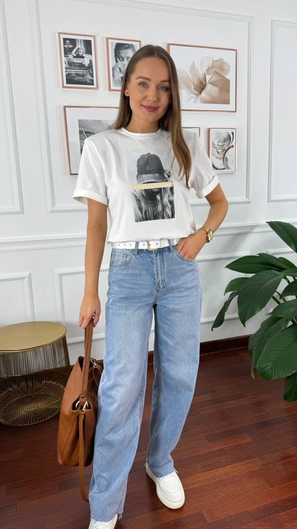 T-shirt Jaz biały T-shirt Jaz biały
