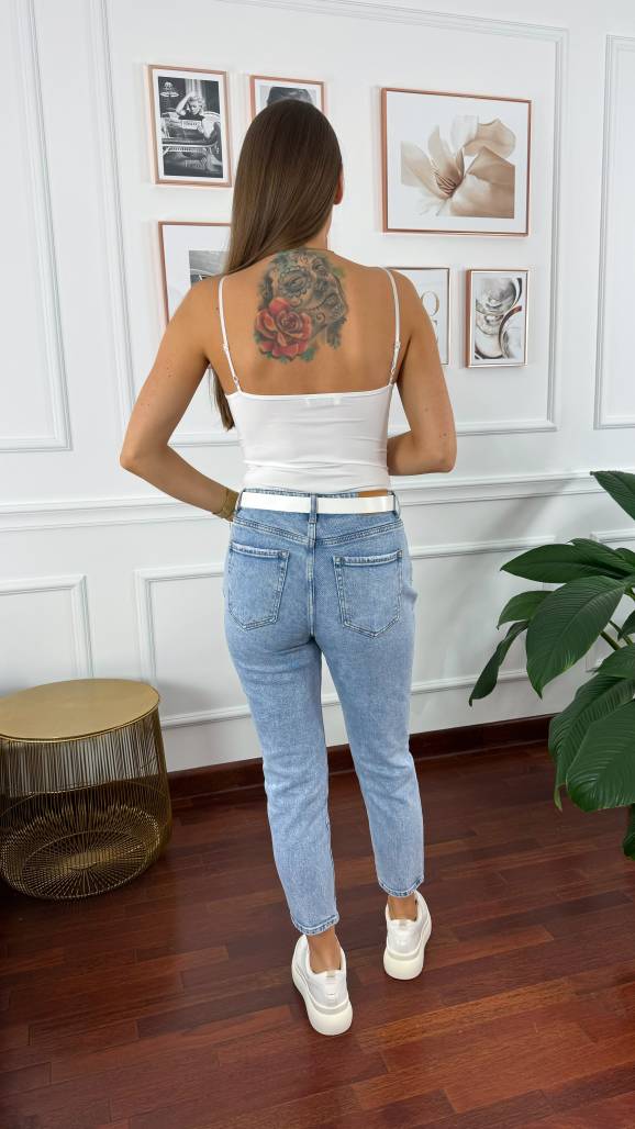 Spodnie Enza jasny denim Spodnie Enza jasny denim