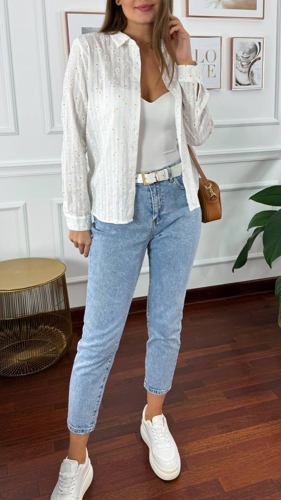 Spodnie Enza jasny denim Spodnie Enza jasny denim