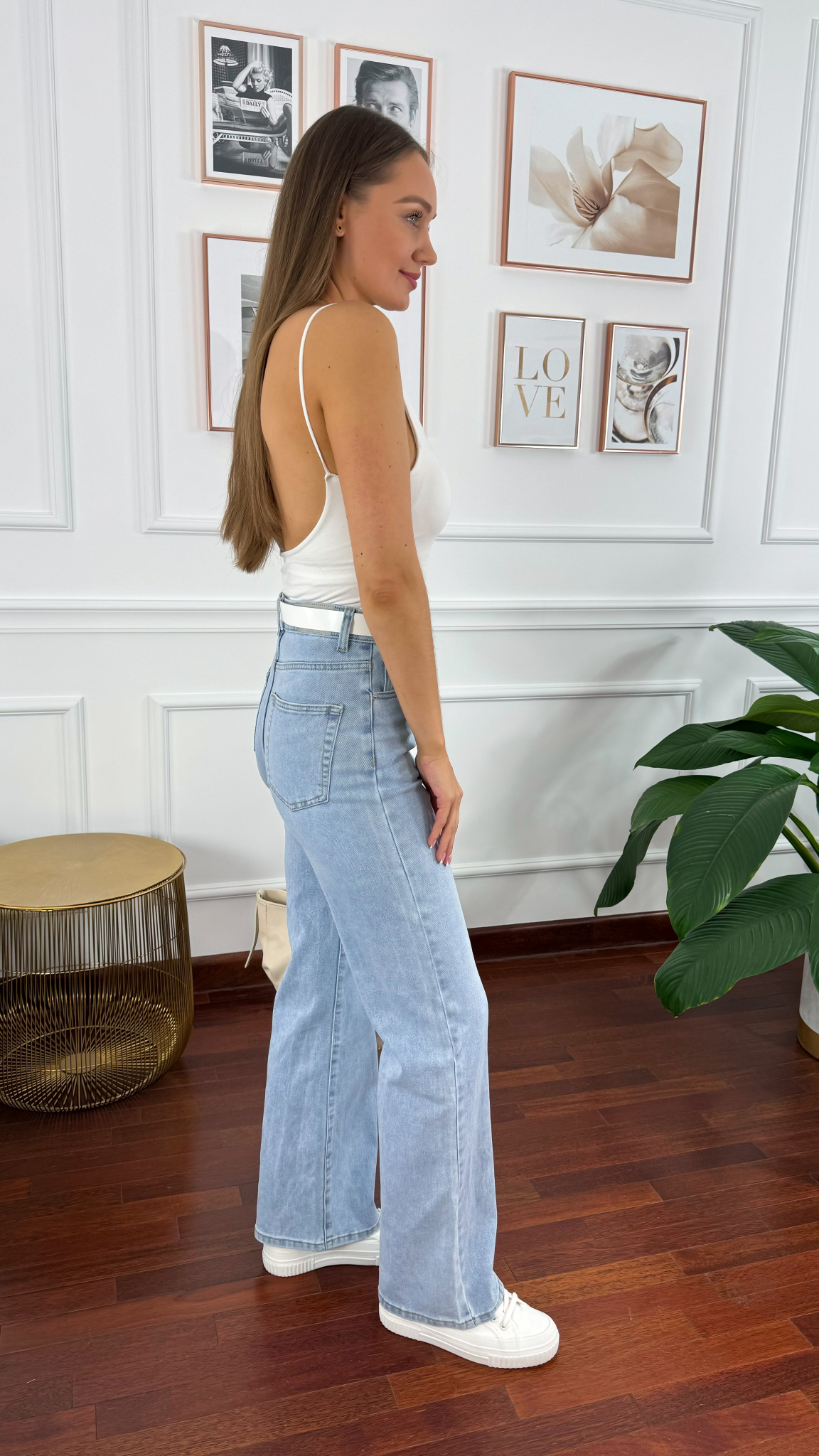 Spodnie Dafne jasny denim Spodnie Dafne jasny denim