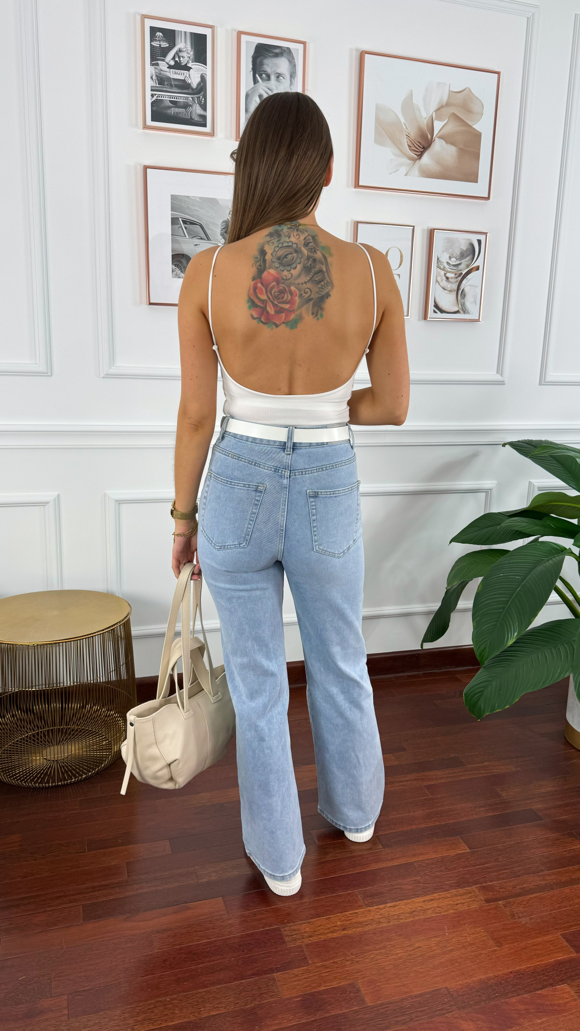 Spodnie Dafne jasny denim Spodnie Dafne jasny denim
