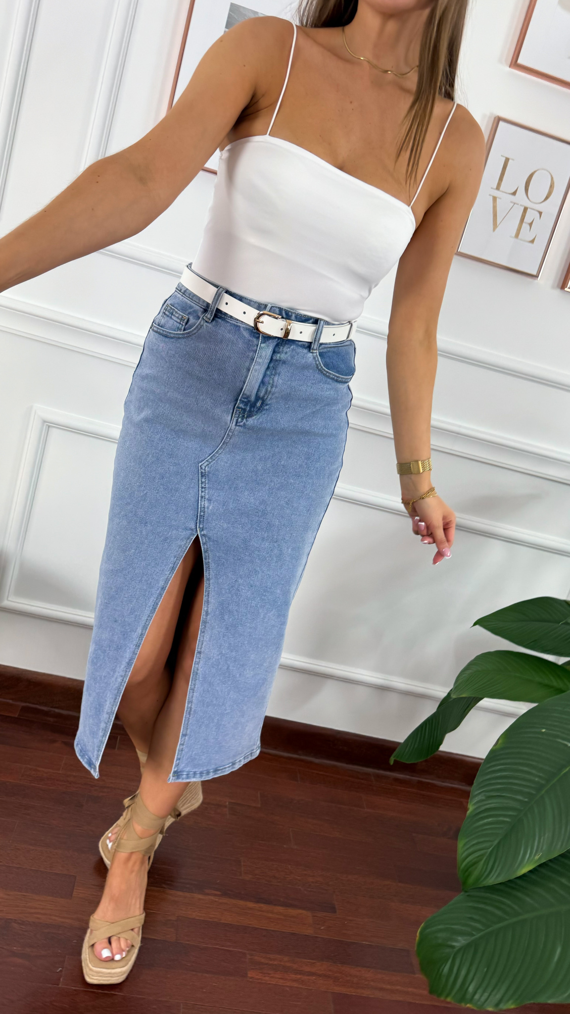 Spódnica Renza denim Spódnica Renza denim