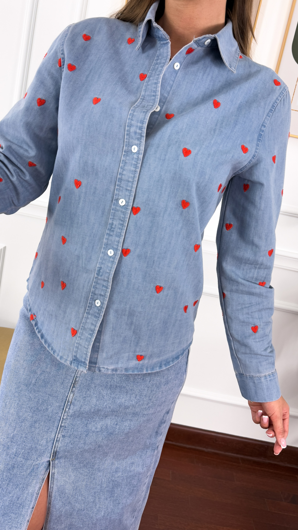 Bawełniana koszula Costa denim Bawełniana koszula Costa denim