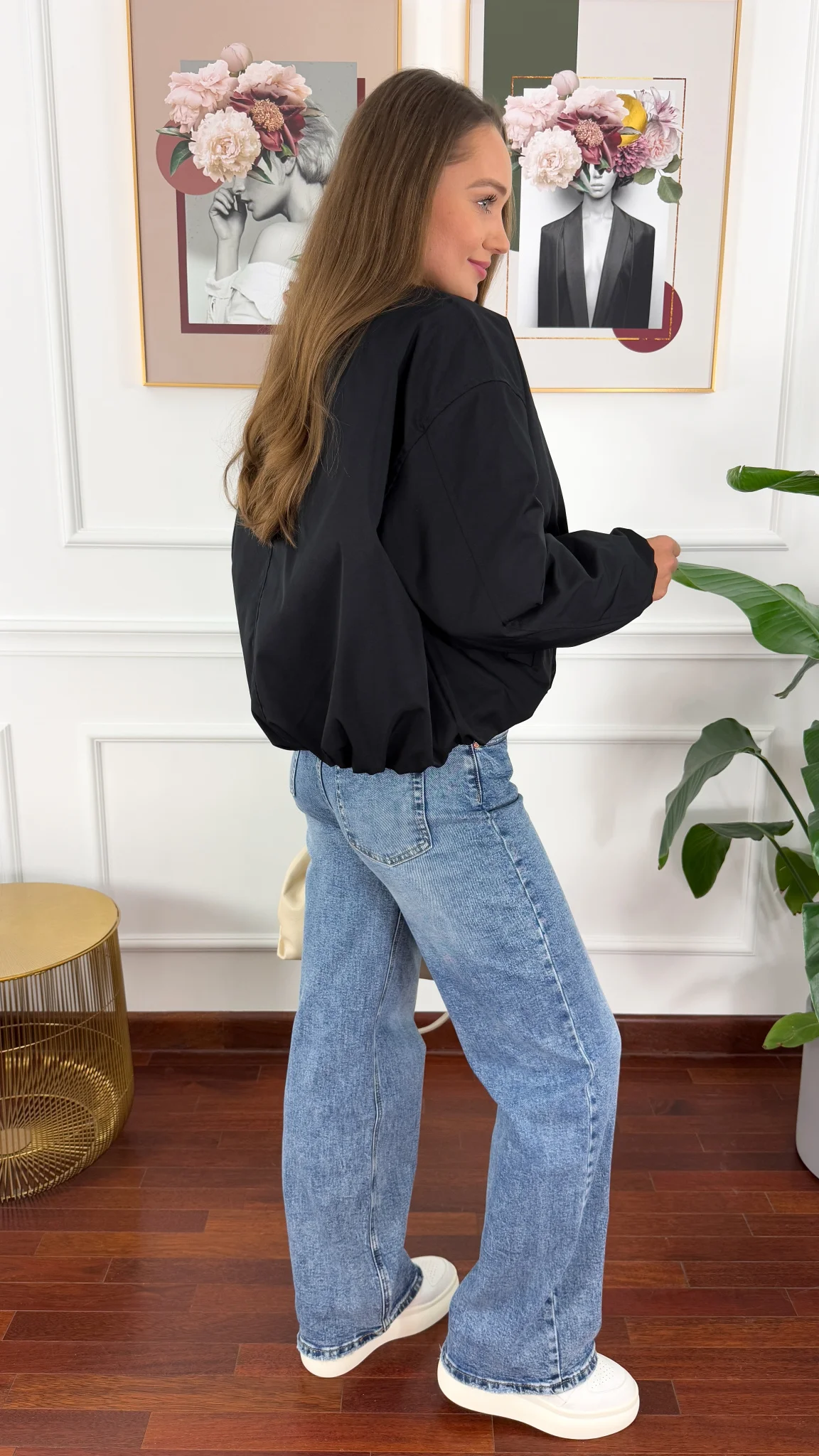 Spodnie wide-leg Delia denim Spodnie wide-leg Delia denim