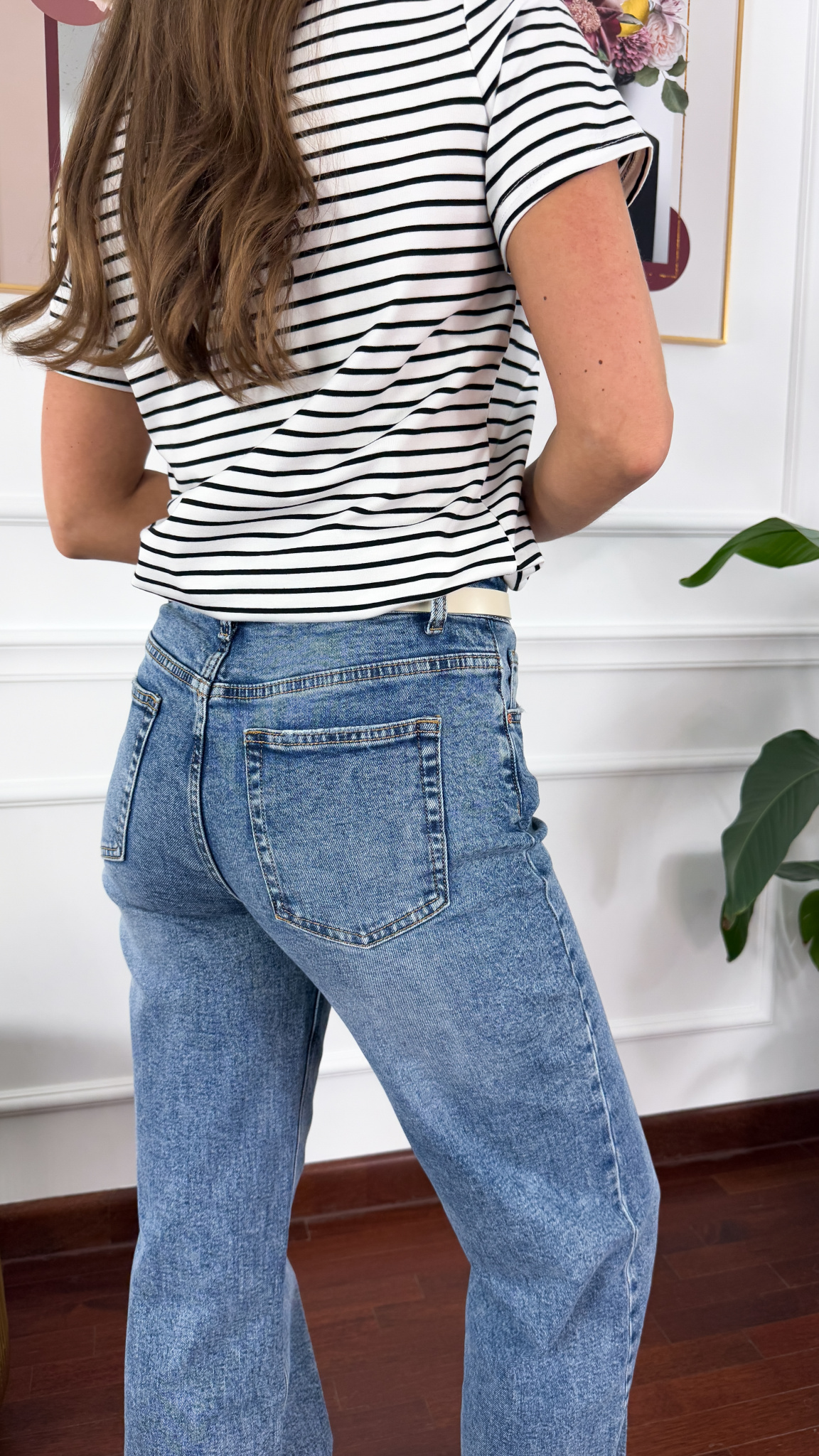 Spodnie wide-leg Delia denim Spodnie wide-leg Delia denim