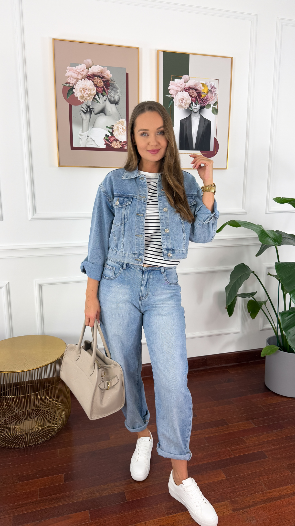 Spodnie balloon fit Livia denim Spodnie balloon fit Livia denim