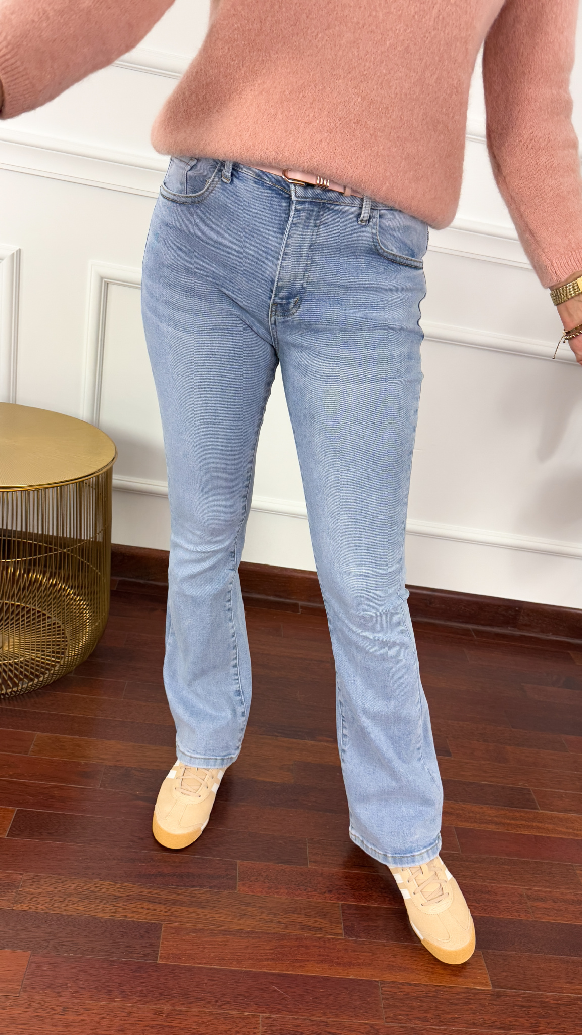 Spodnie dzwony Cinda denim Spodnie dzwony Cinda denim