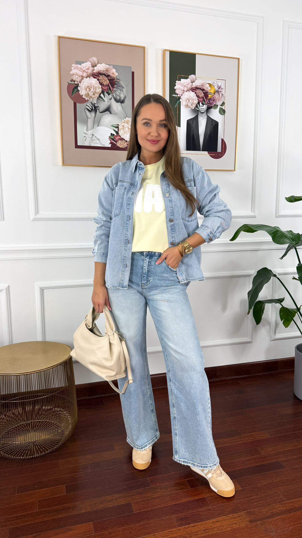 Koszula Lume jasny denim Koszula Lume jasny denim