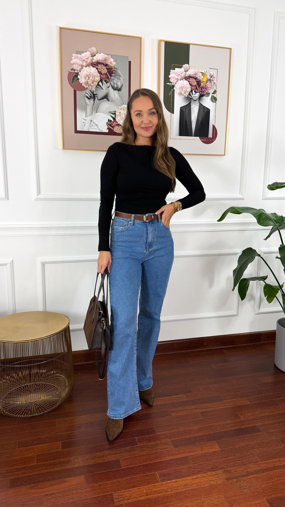 Spodnie wide-leg Bonnie denim Spodnie wide-leg Bonnie denim