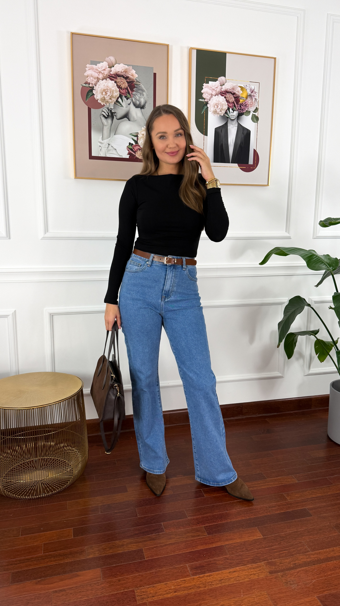 Spodnie wide-leg Bonnie denim Spodnie wide-leg Bonnie denim