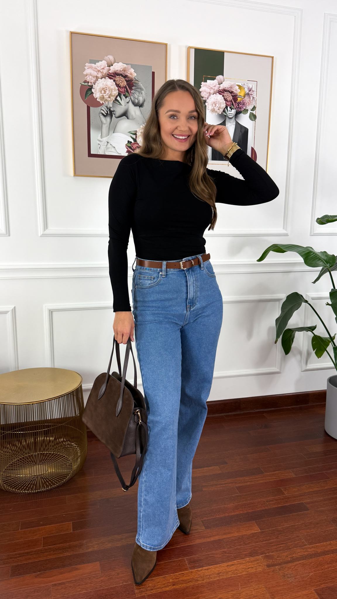 Spodnie wide-leg Bonnie denim Spodnie wide-leg Bonnie denim
