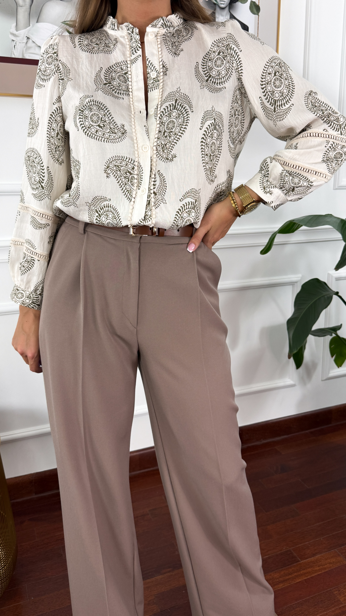 Koszula boho Ripple ecru Koszula boho Ripple ecru