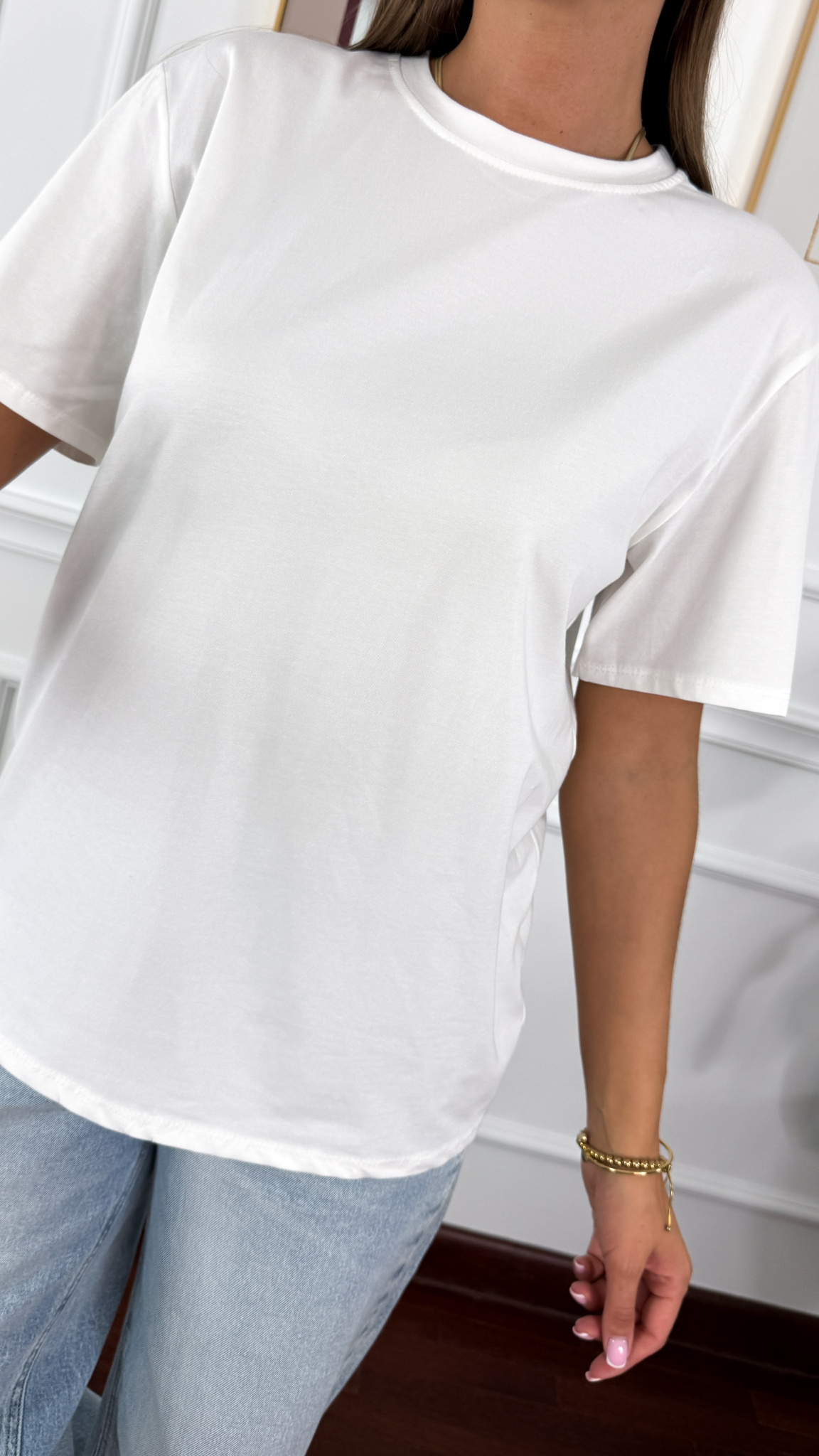 Bawełniany T-shirt Zuna biały Bawełniany T-shirt Zuna biały